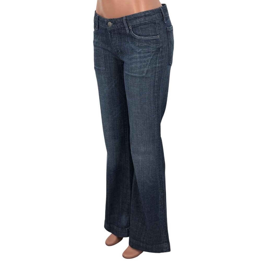 Vintage Citizens Of Humanity Low Rise Flare Jeans 30 | Y2K McBling Boho Grunge - Picture 5 of 16